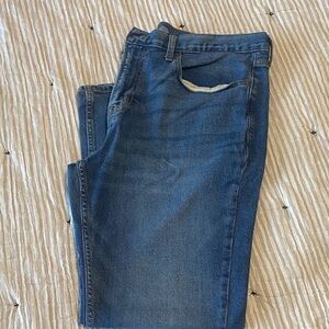 Old Navy Men's Dark Blue Straight Jeans